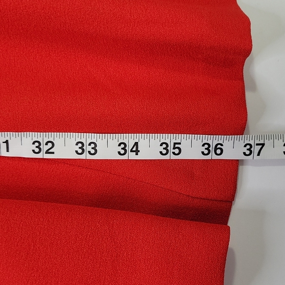 Gabby Skye Red Flared Dress NWT SZ 10 - Picture 10 of 14